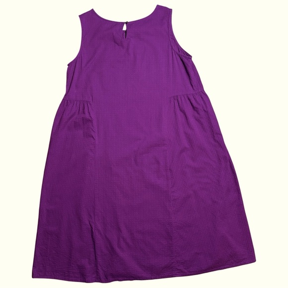 Gudrun Sjoden Textured Organic Cotton Oversized Lagenlook Dress Sz L - Picture 8 of 14